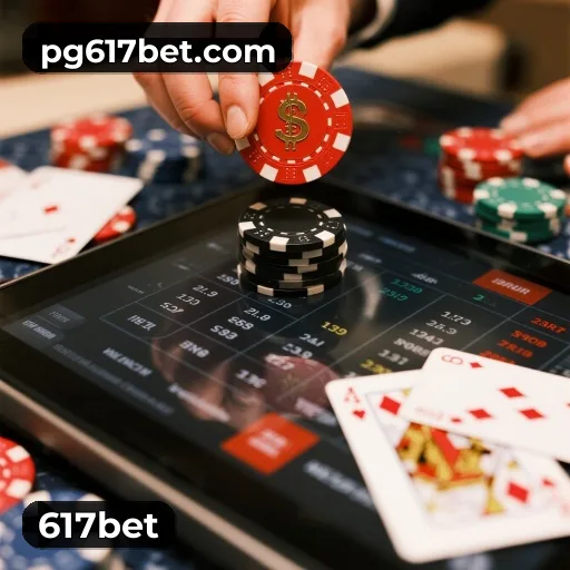 App 617bet para iOS e Android — interface mobile, login biométrico e PIX integrado